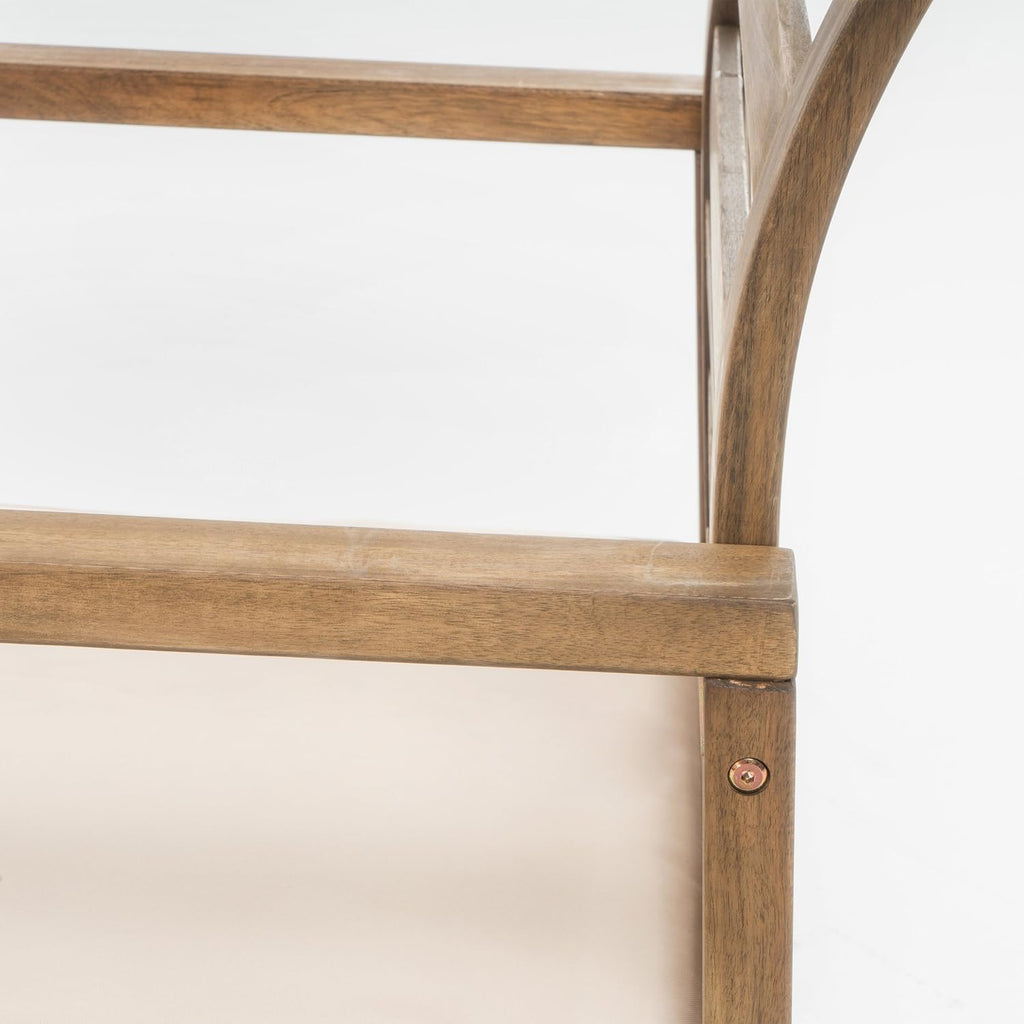 Acacia Wood Club Chairs 2-Pcs Set N211