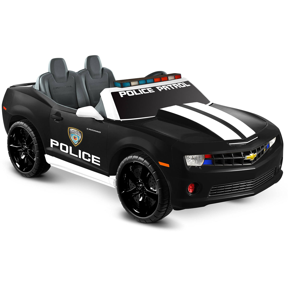 Black 12v Two Seater Ride-On Car A51144
