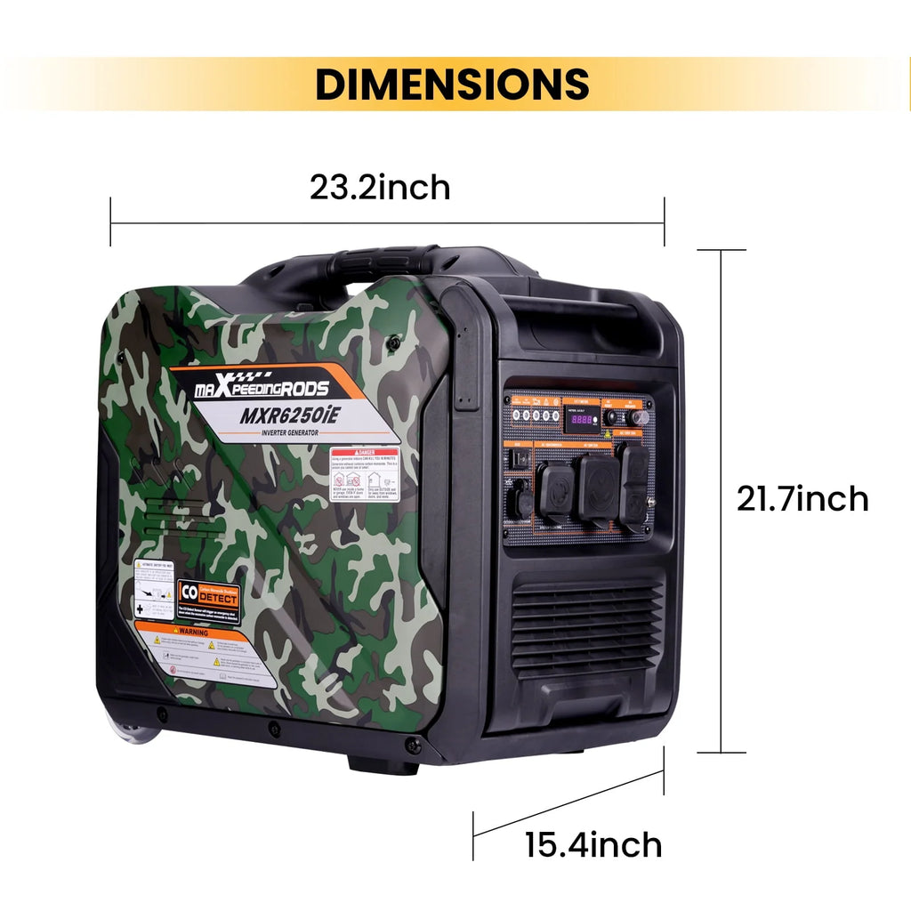 5000 Watt Gas Powered Inverter Generator S44324