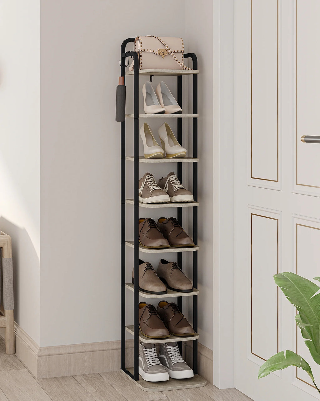 8 Tier Narrow Shoe Rack G90943