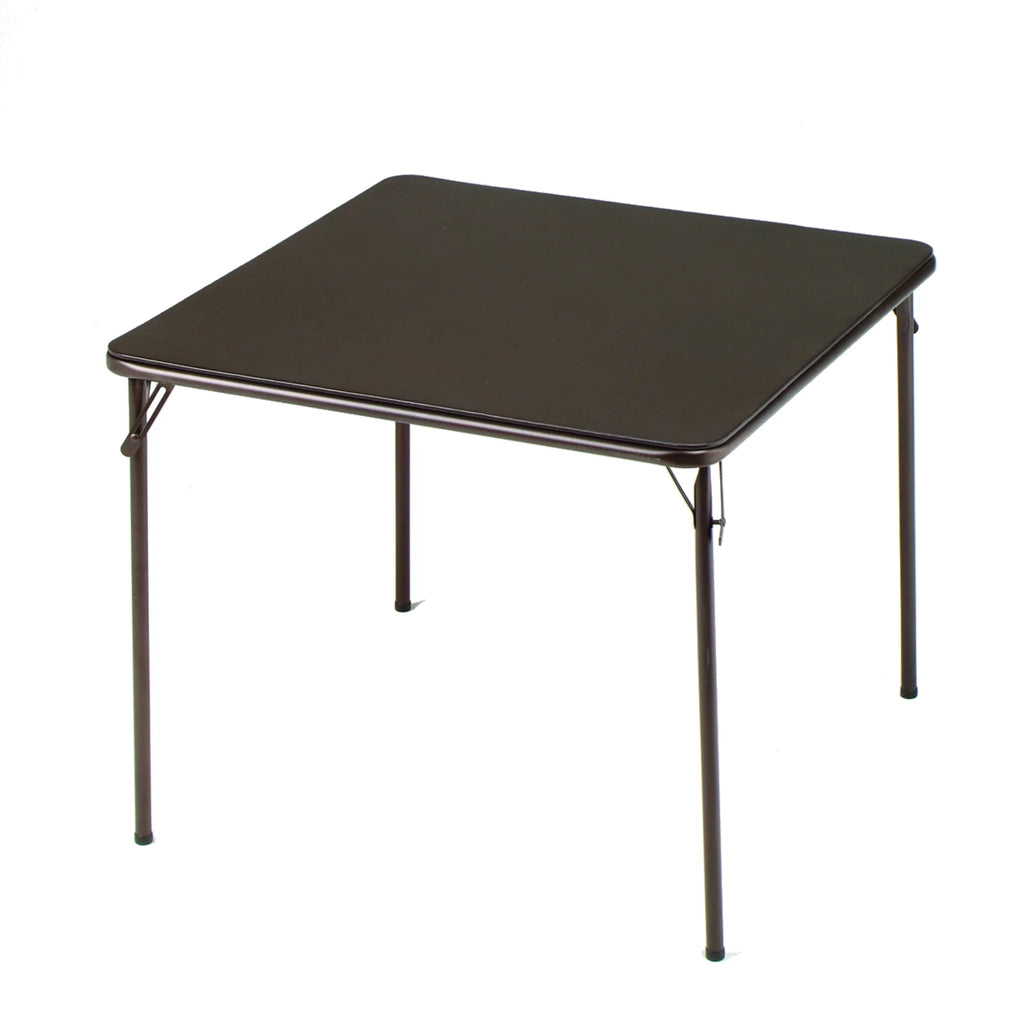 Black Square Metal Folding Dining Card Table S8534