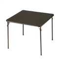 Black Square Metal Folding Dining Card Table S8534
