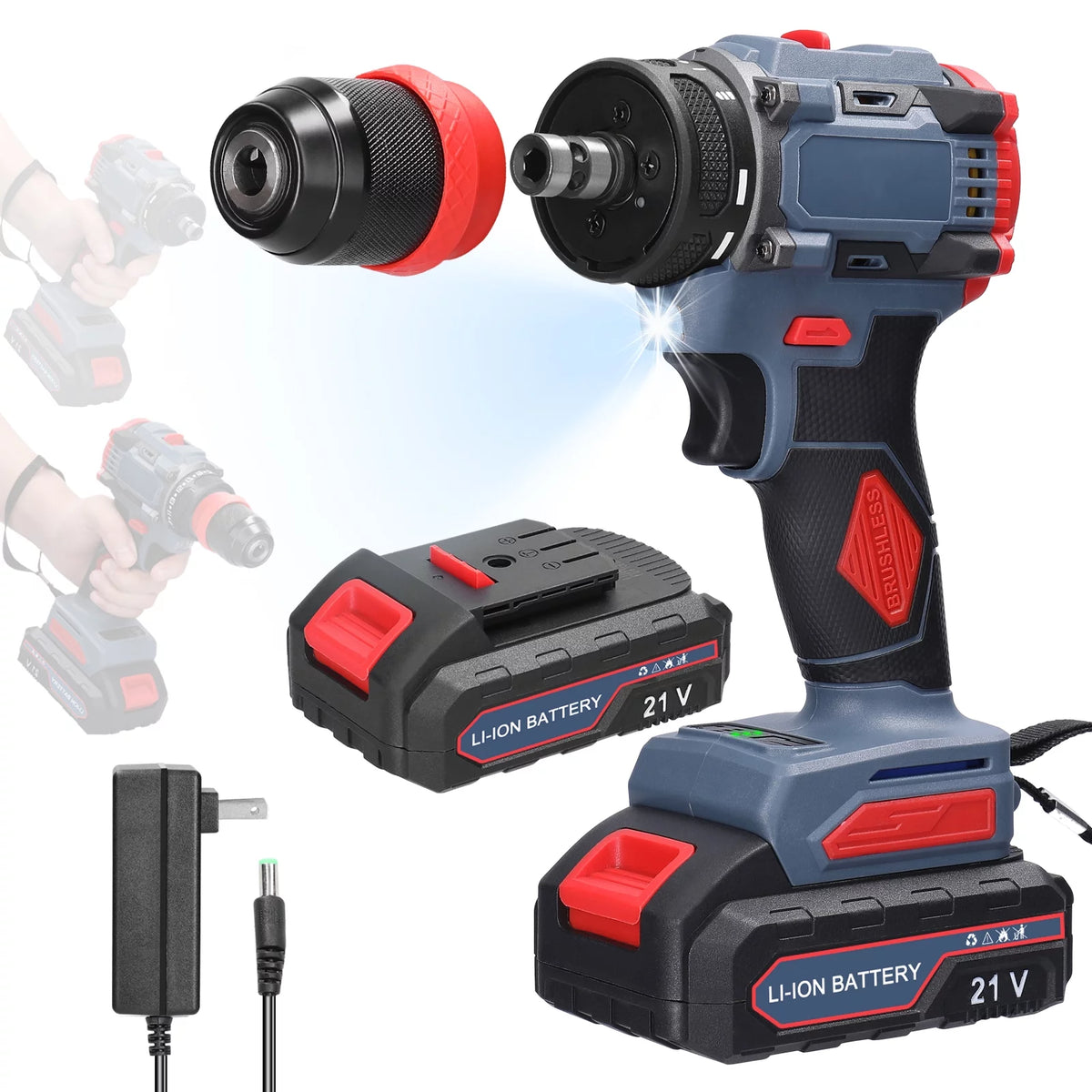 21V 2in1 Screwdriver Drill Set O271