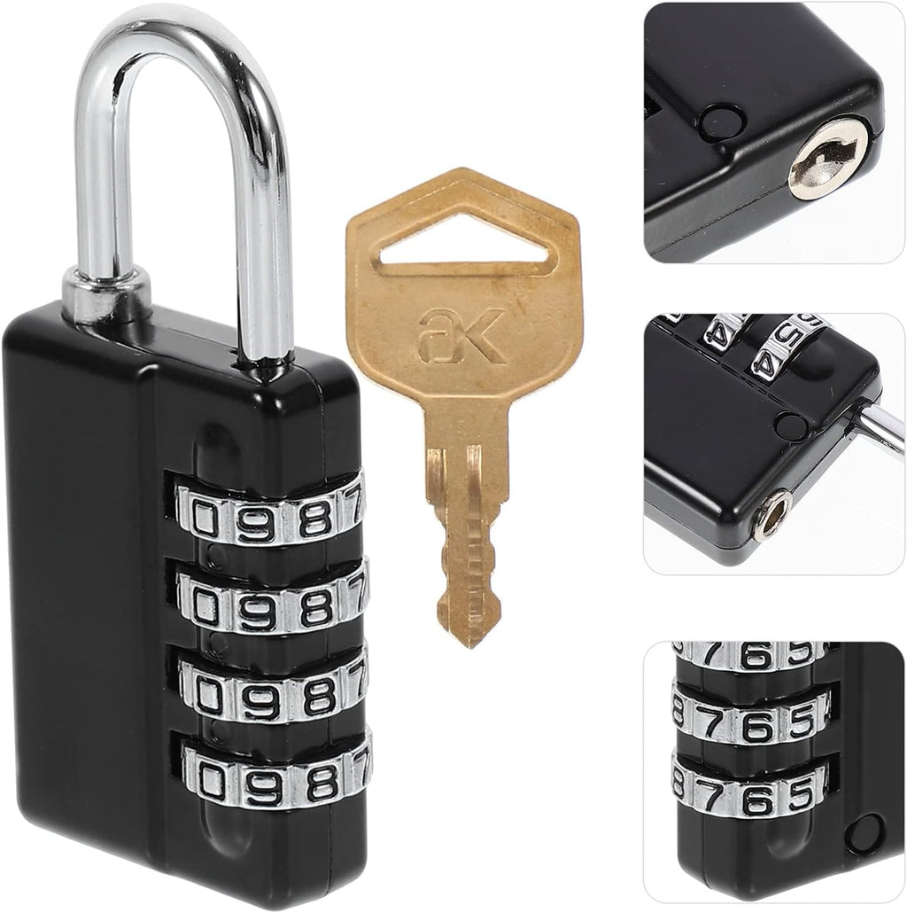 Resettable Waterproof Padlock with Keys Q56359
