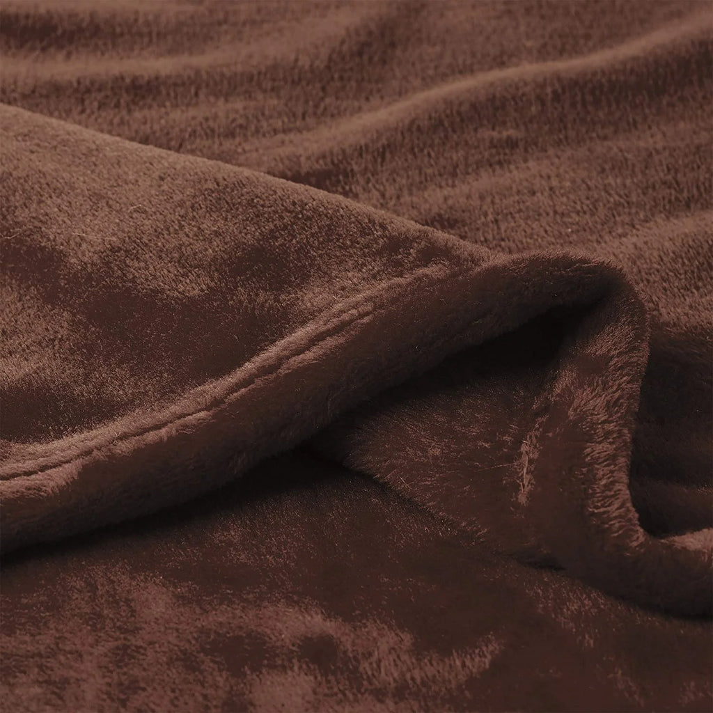 Oversized Microfiber Velvet Polyester Throw Blanket D5252