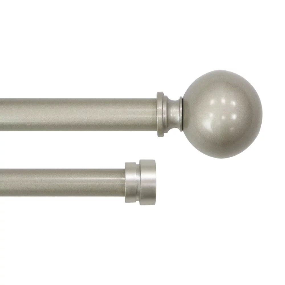 Adjustable Double Curtain Rod Set B7680