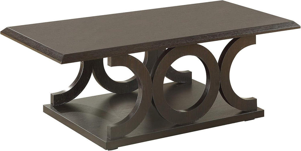 C-Shaped Coffee Table Cappuccino G244