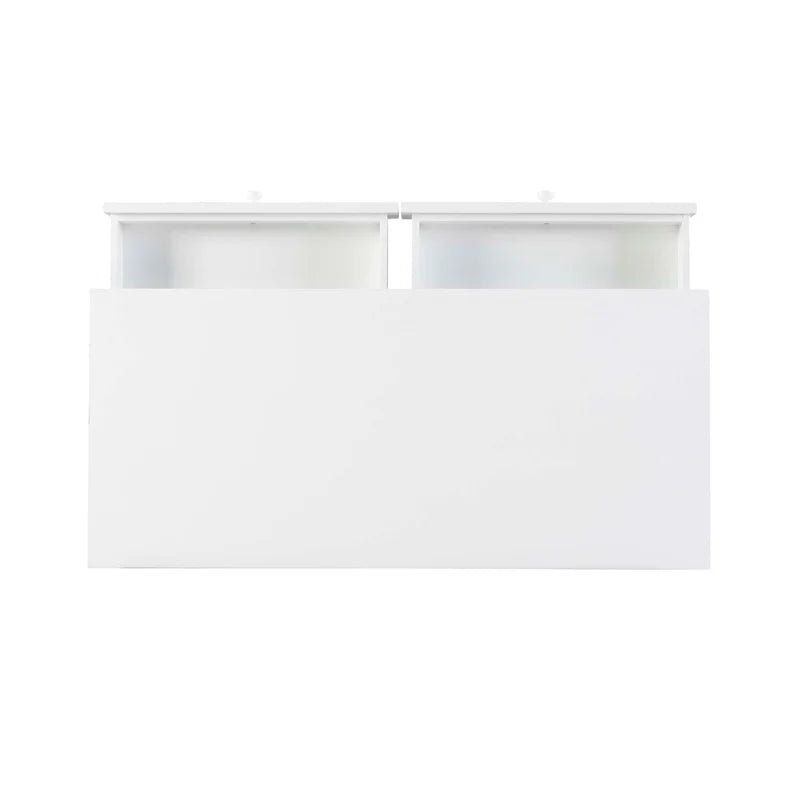 White 2 Drawer Desk or Console A73161