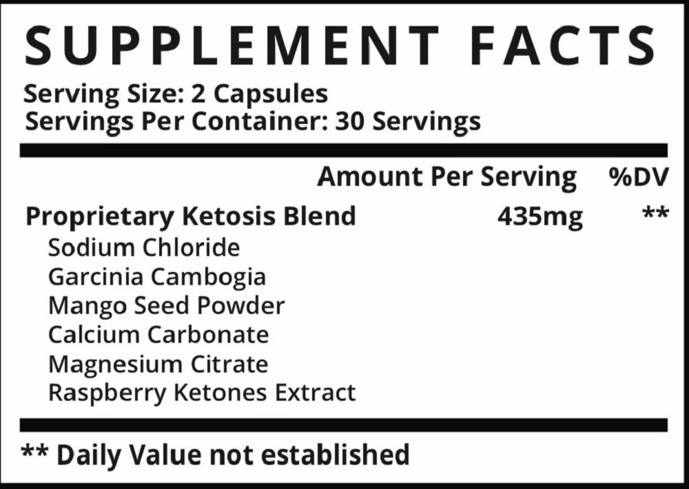 5 Pack Dietary Supplement X807