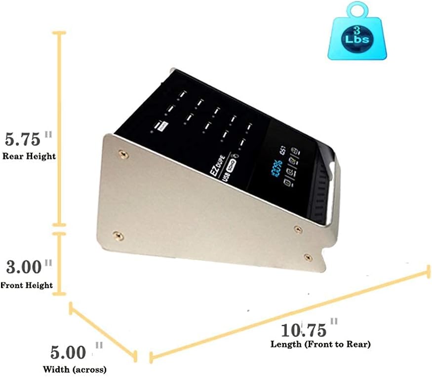 1 to 10 SD MicroSD Card Duplicator with Touch Screen S265