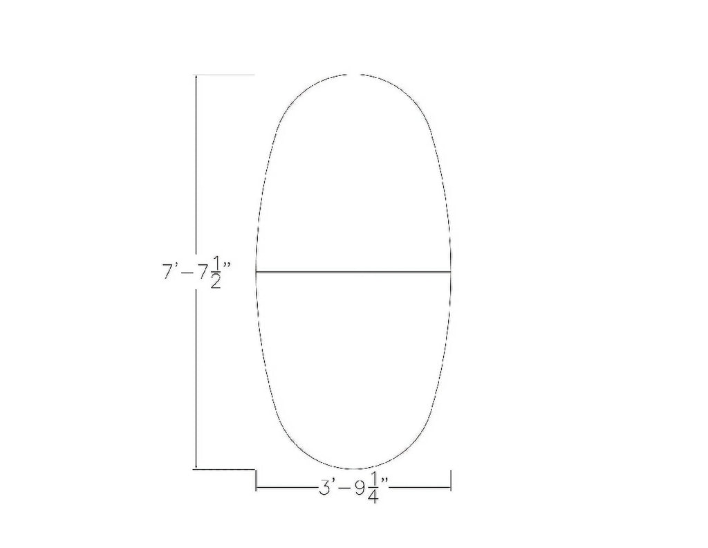 Oval Conference Table with Electric S80132