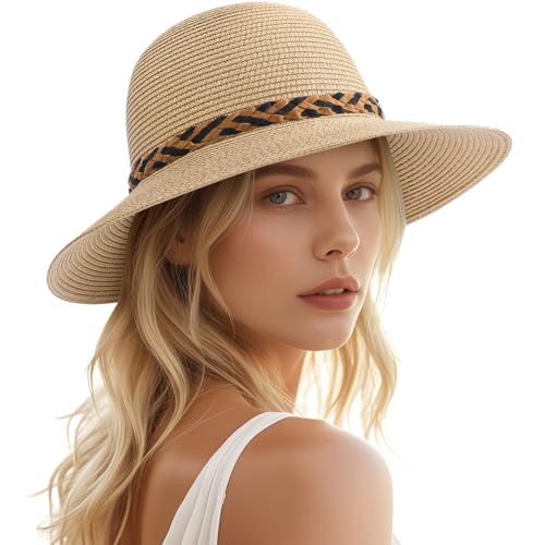 Wide Brim Straw Sun Hat I4478