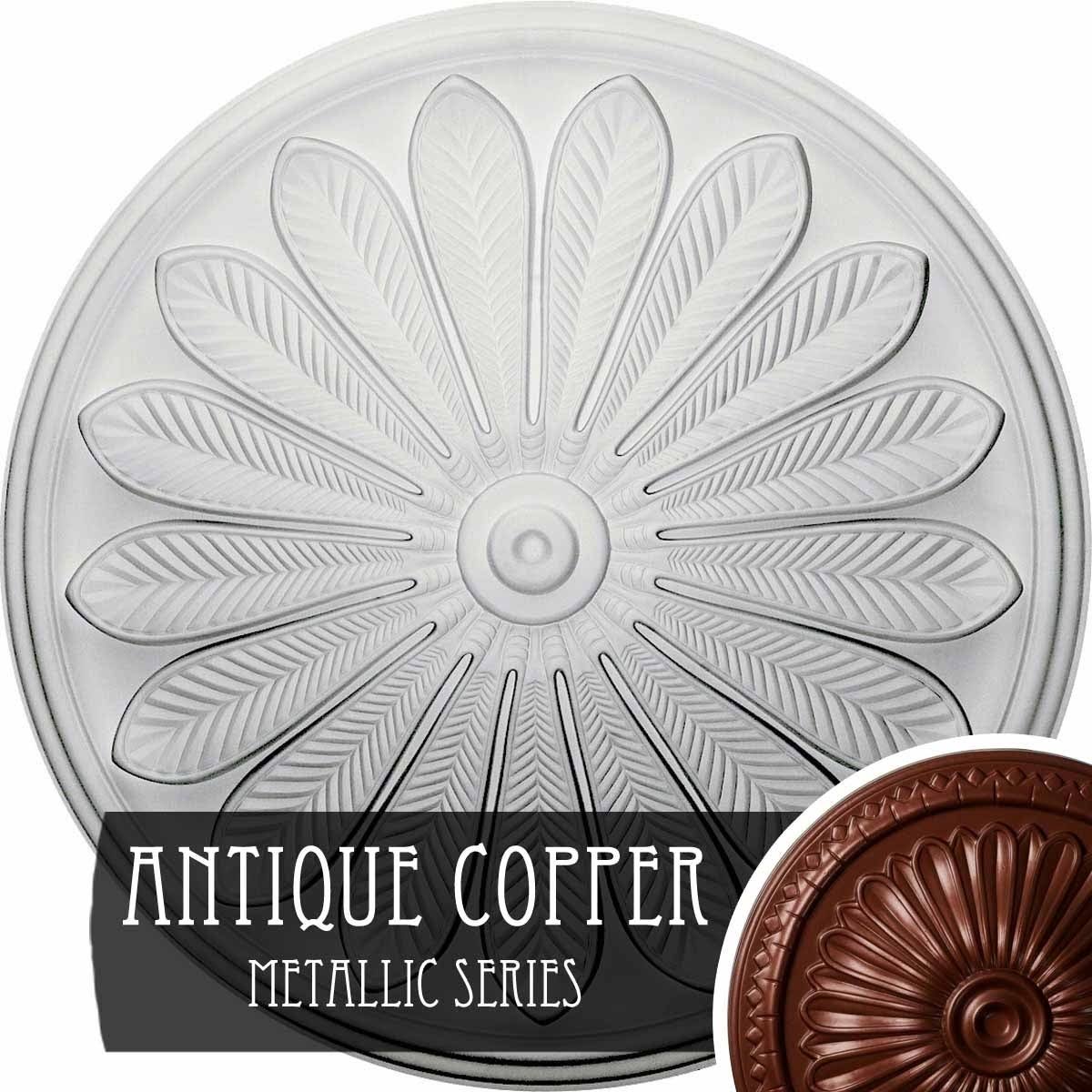 Hand-Painted Ceiling Medallion J907