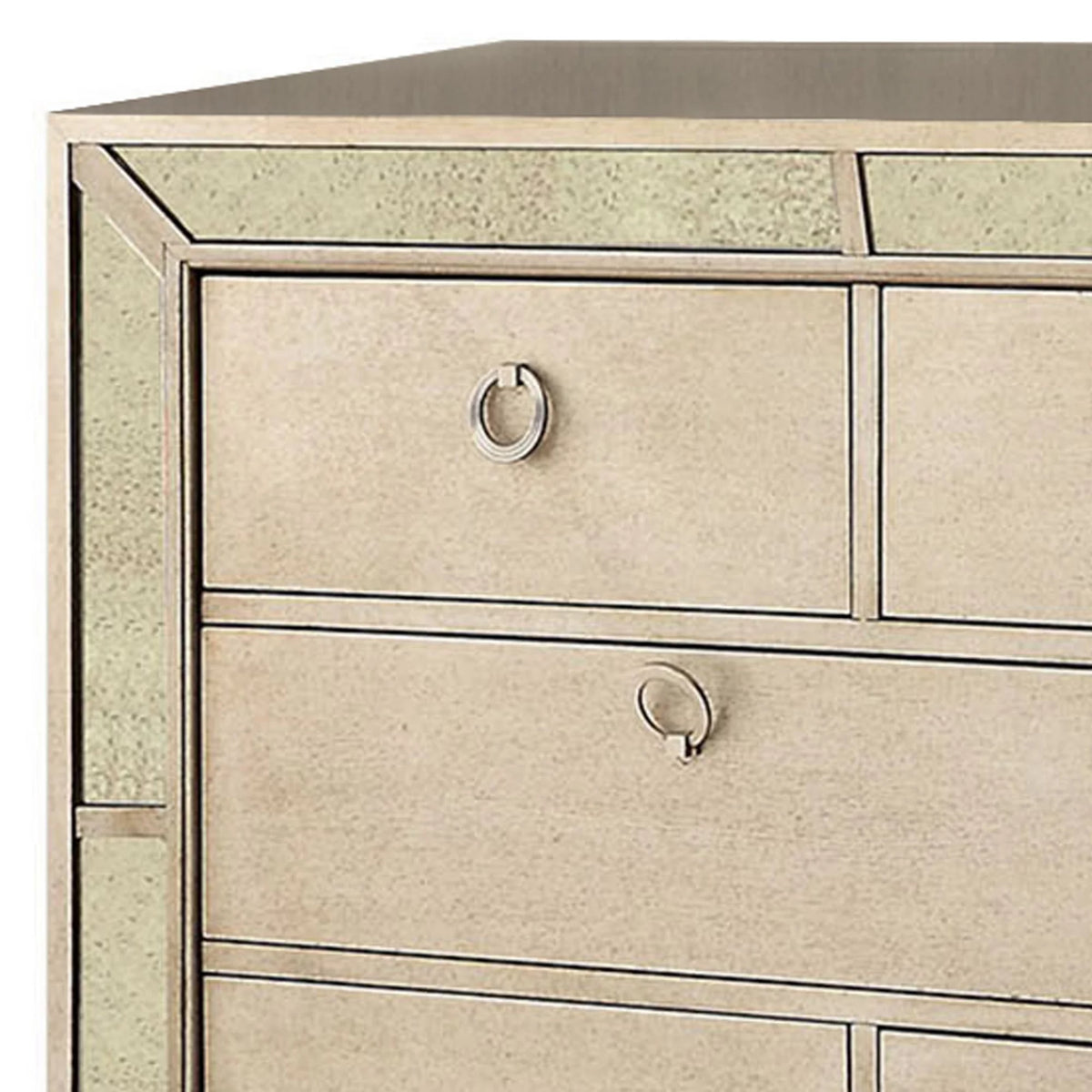 68 in. 8 Drawer Dresser with Mirror Trim P124553