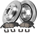 327 mm 5 Lug Brake Rotors + Ceramic Pads + Hardware + Sensors T161212