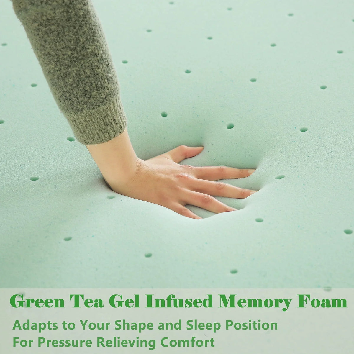 Queen 10 inch Memory Foam Mattress A236568