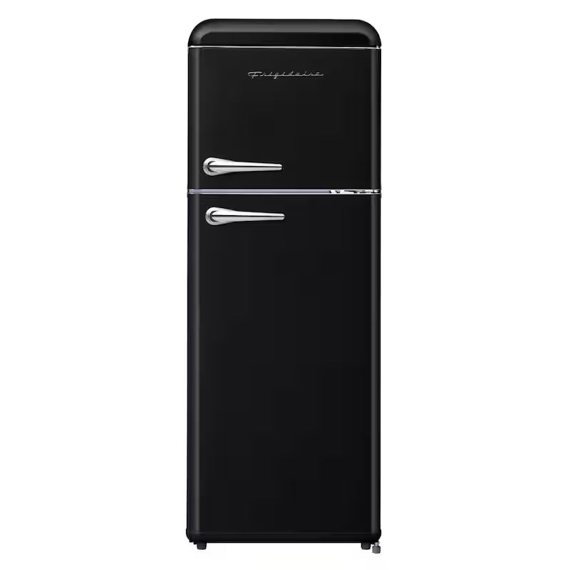 Black 7.5 cu. ft. Mini Fridge with Top Freezer J74586