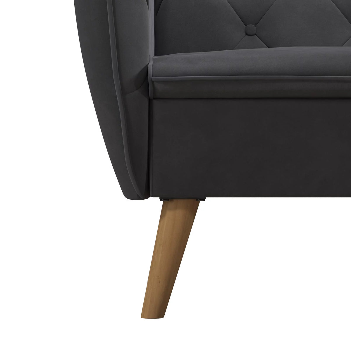 Gray Velvet Accent Chair S351
