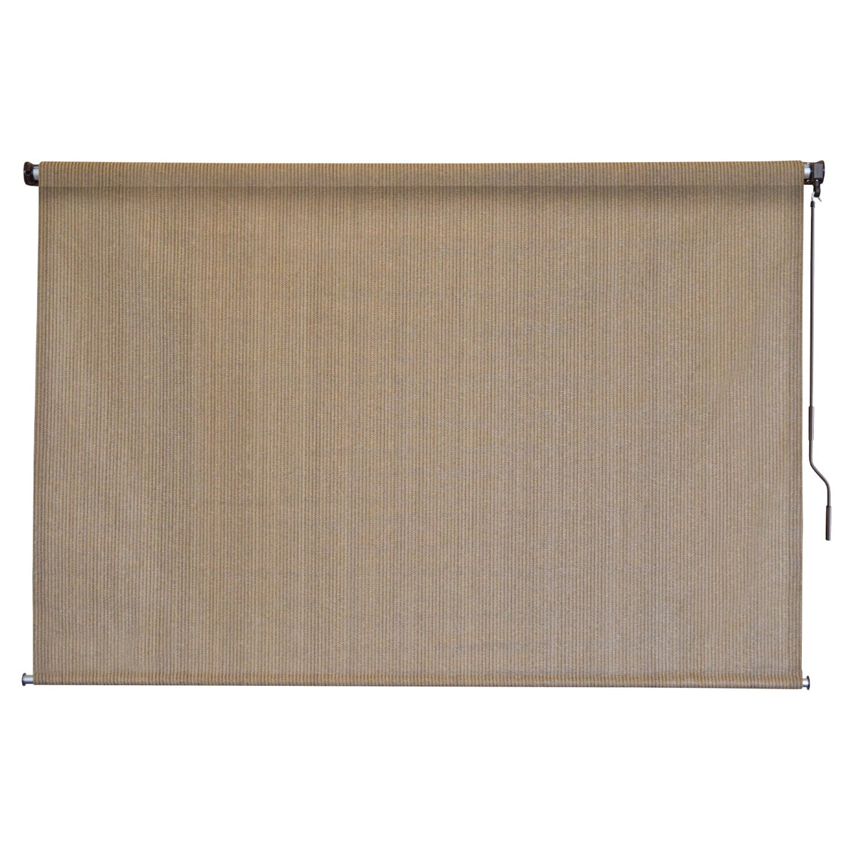 Outdoor Roller Patio Sun Shade 7ft Wide Brown/Black B16740