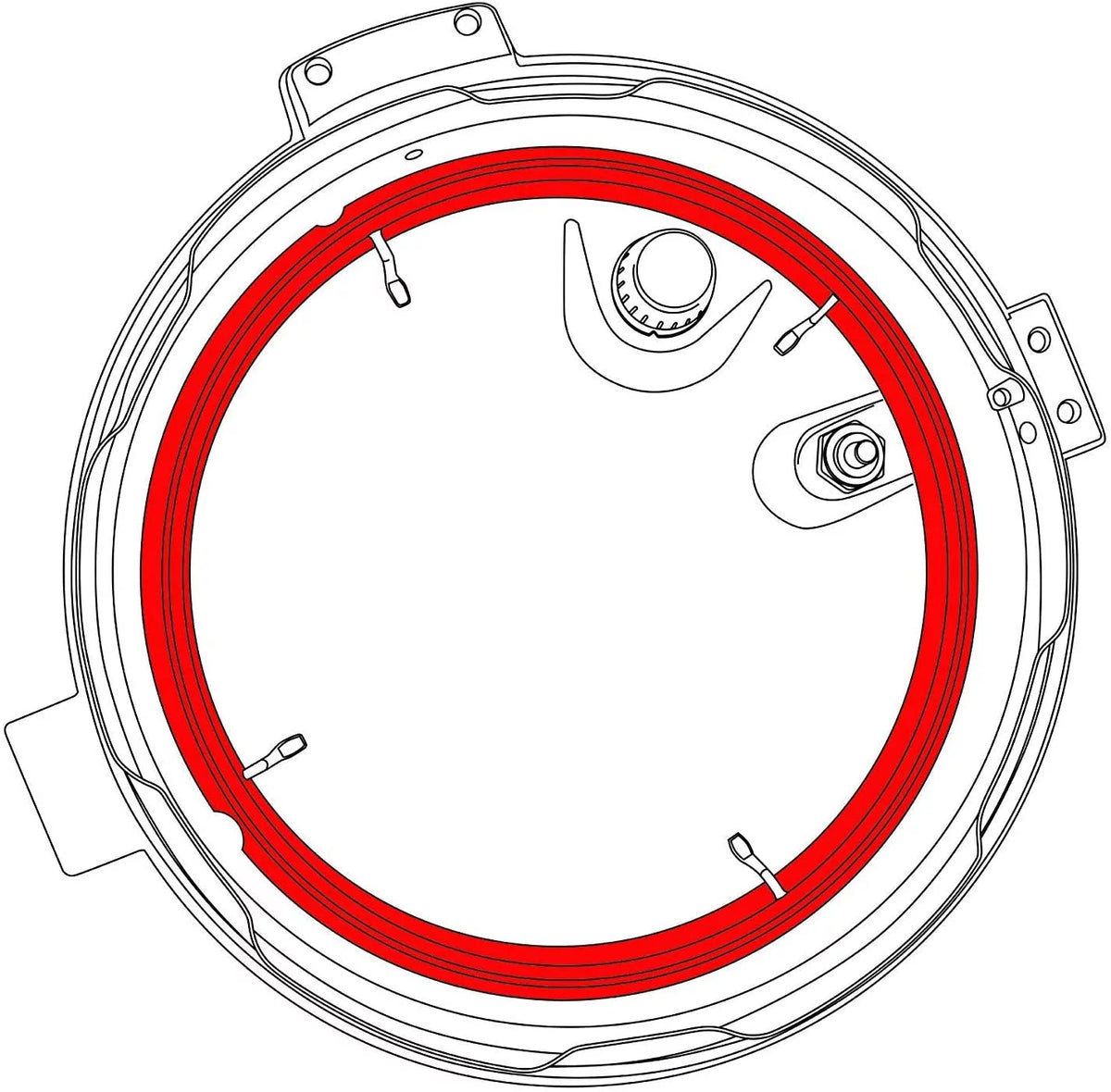 6 Quart Pressure Cooker Rubber Gasket Sealing Ring S547983
