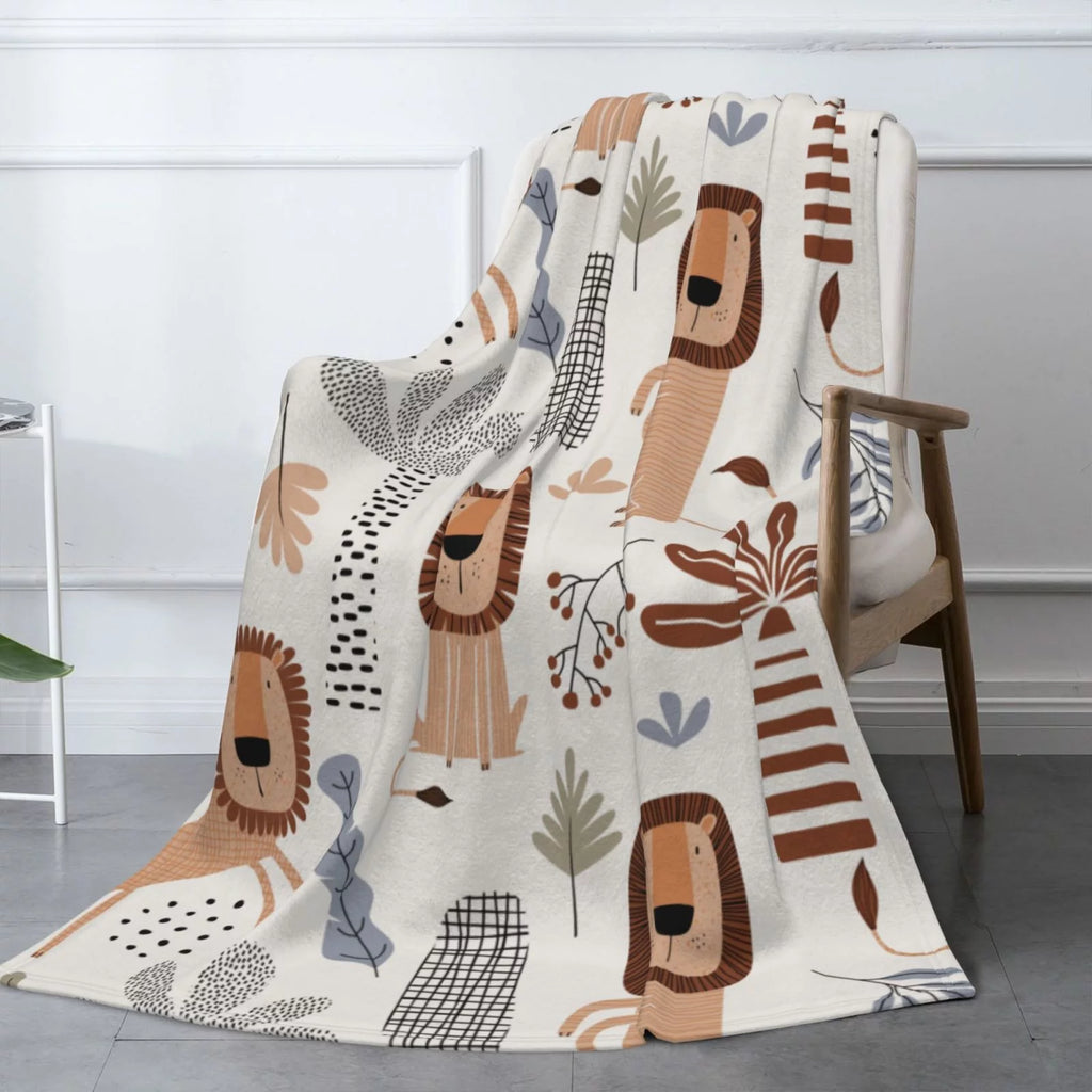 Flannel Throw Blanket 50 x 70 inches R4809