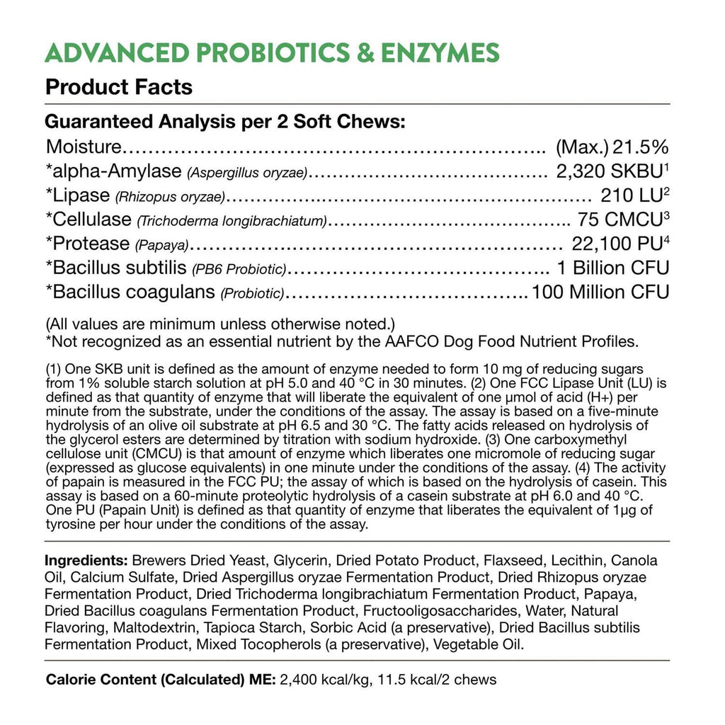 Probiotics & Enzymes Soft Chews E508