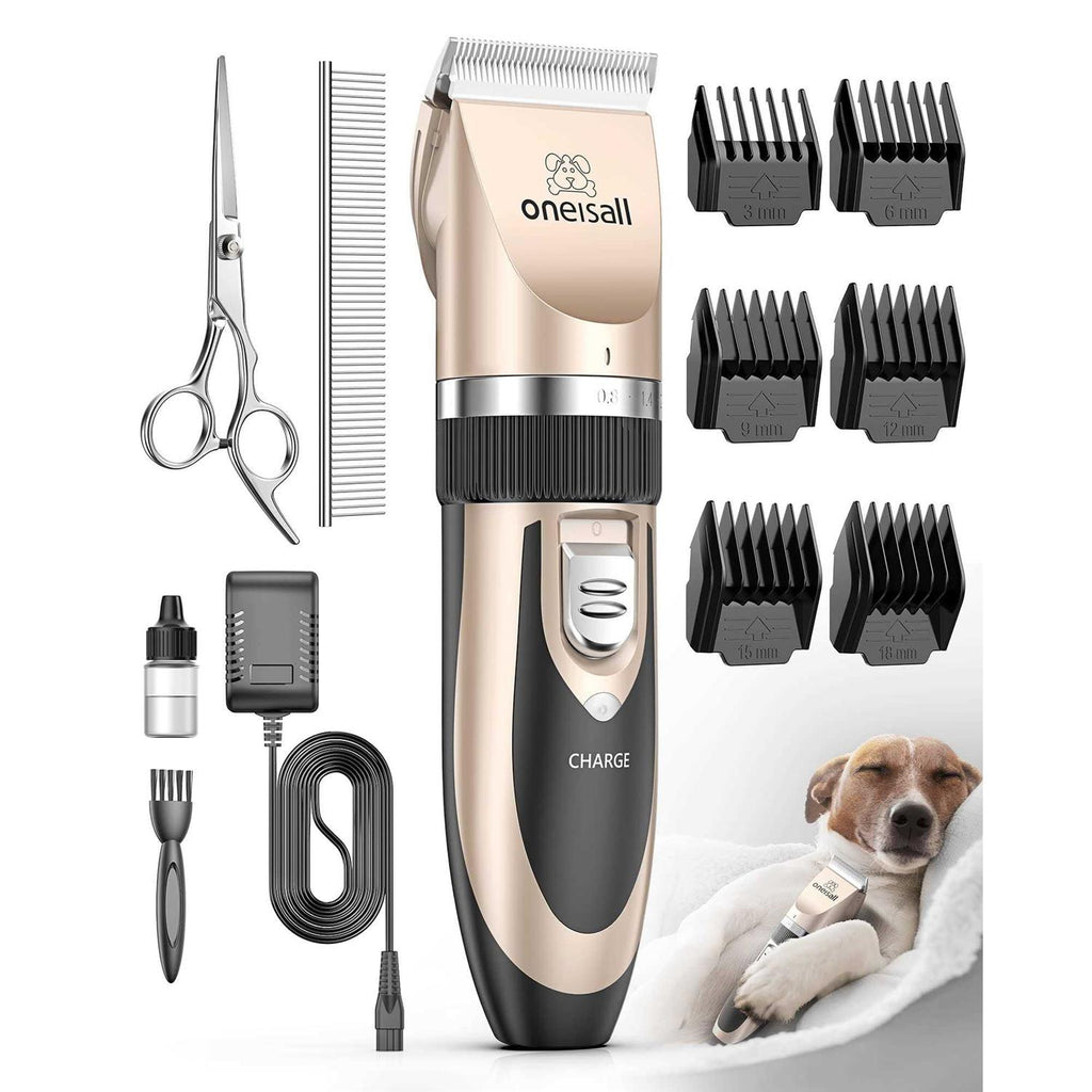 Dog Shaver Clippers Low Noise Rechargeable Cordless Electric Quiet Hair Clippers Set P828