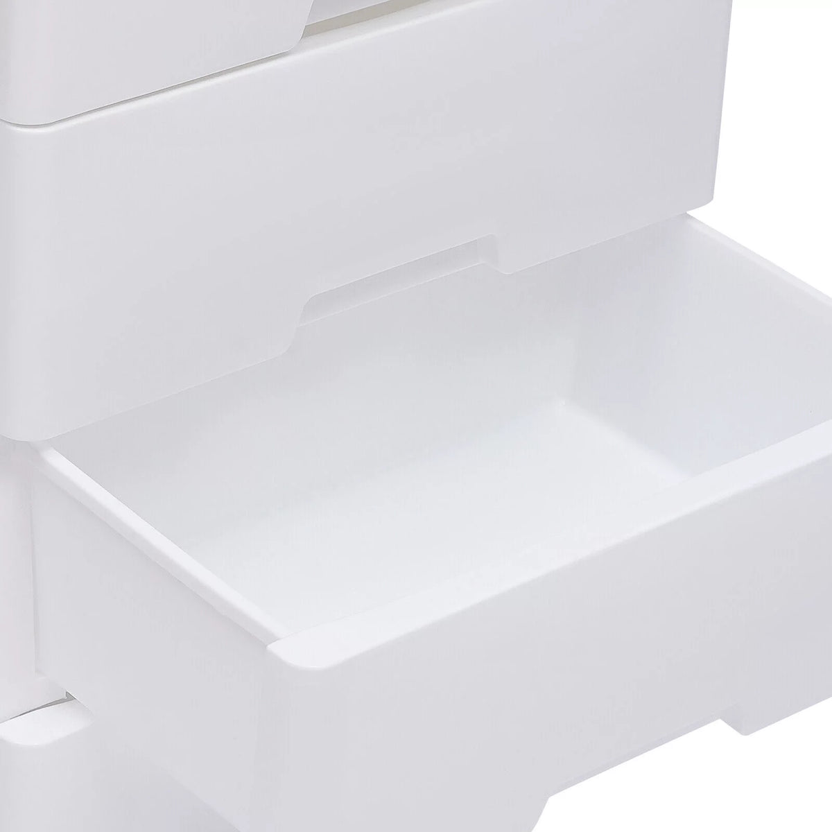 White 5 Drawers Plastic Dresser M962