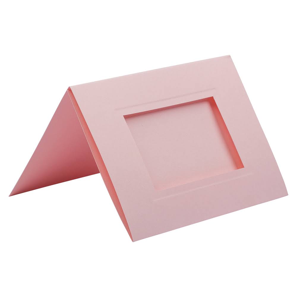 Baby Pink Foldover Cards 200 per Pack W170