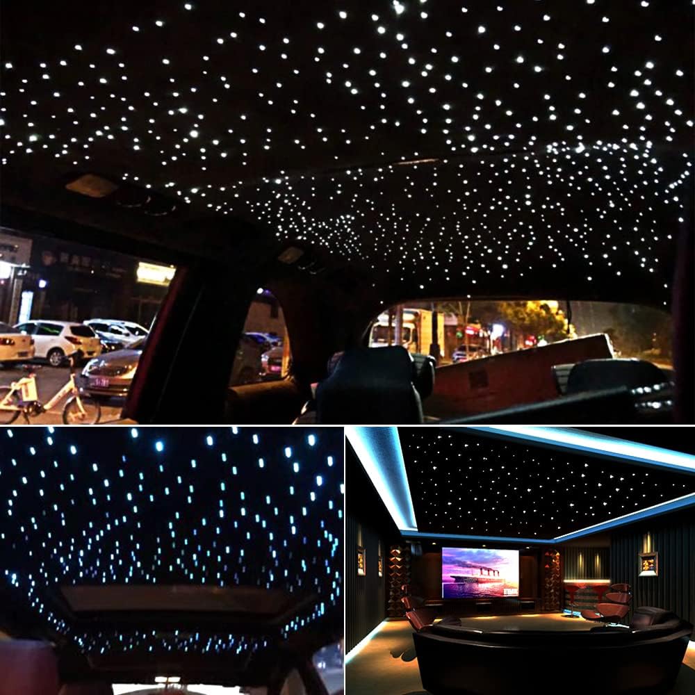 6W RGB LED Fiber Optic Light Star Ceiling Kit M1402