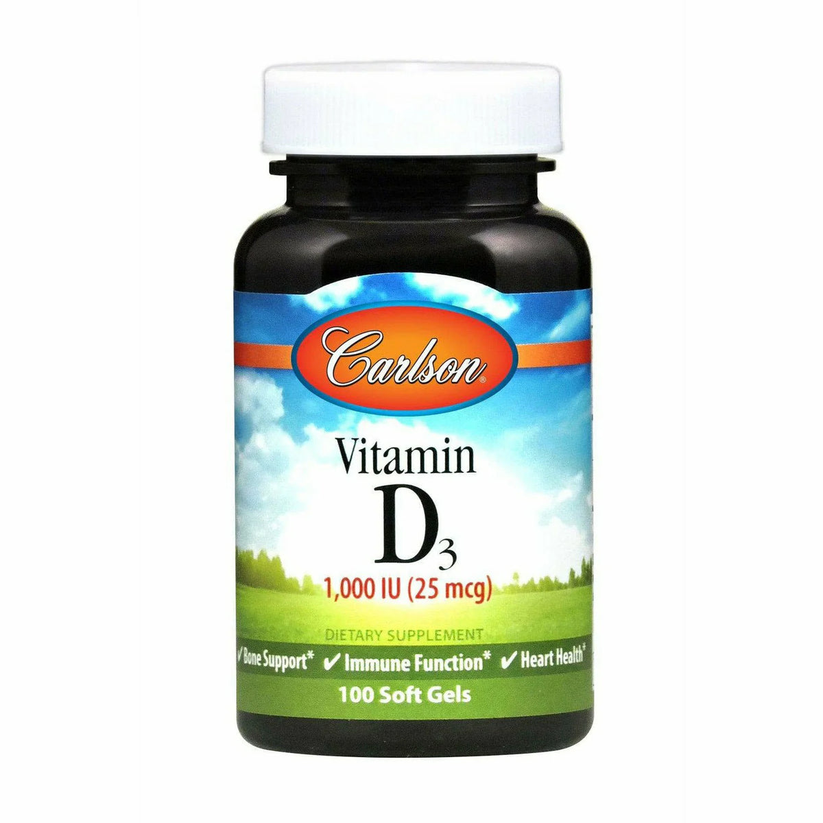 Vitamin D 1000 IU 100 gels N19704