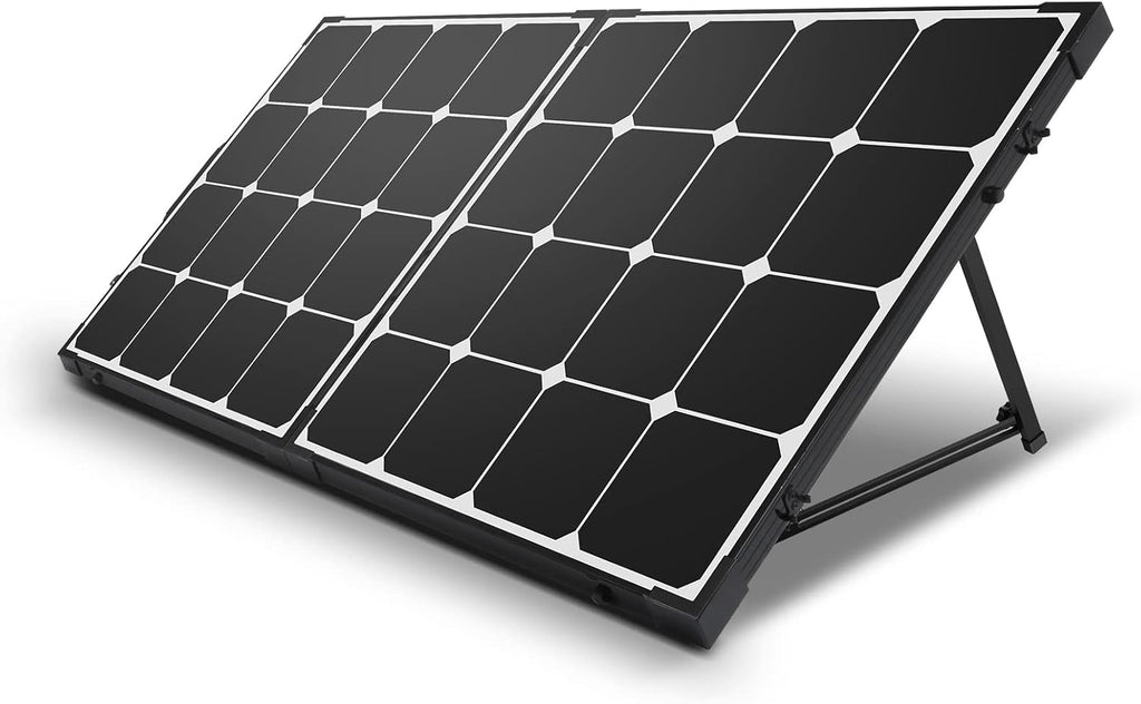100W 12V Monocrystalline Portable Foldable Solar Panel Suitcase F486