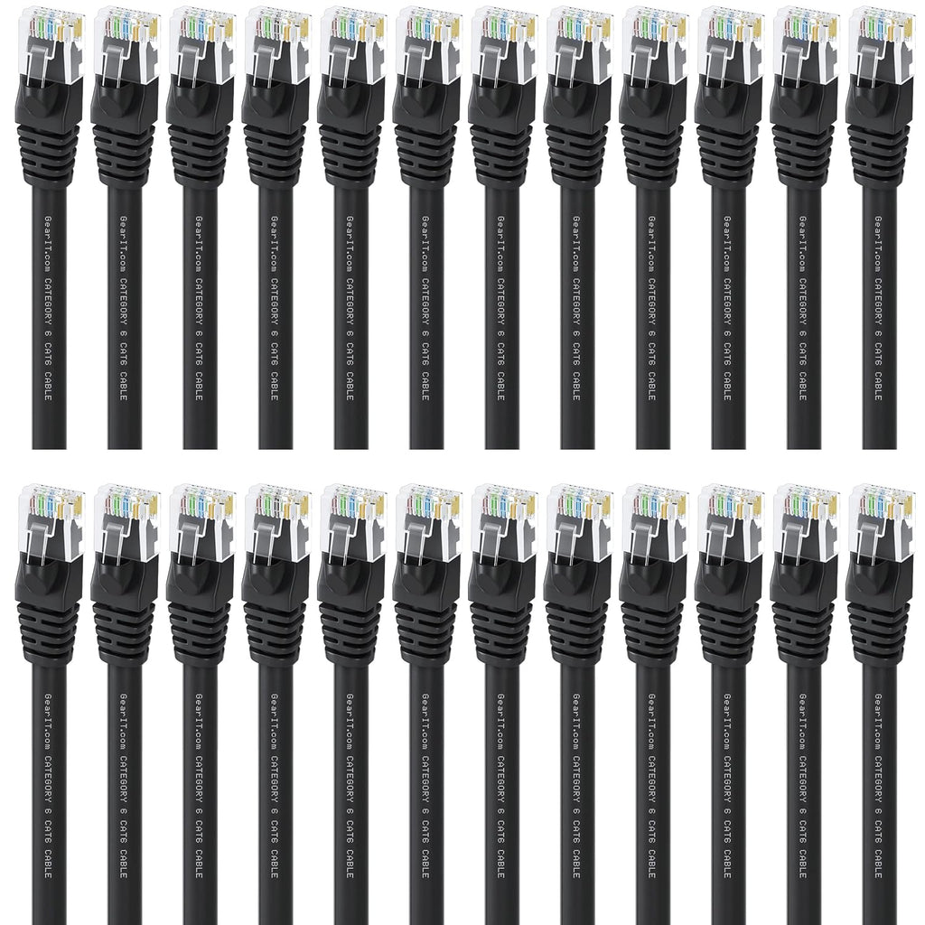 Cat 6 Ethernet Cable 1 ft 24-Pack White B97648