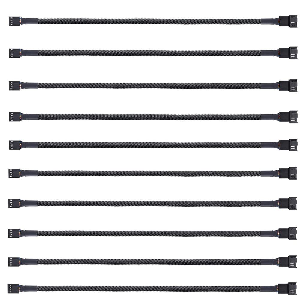4-Pin PWM Fan Power Supply Cable 1 to 2 Splitter 10.5 inches G201