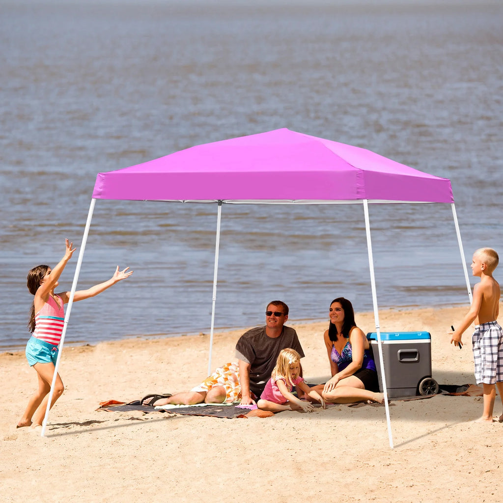 10'x10' Pop Up Canopy Tent with Carrying Bag E16418