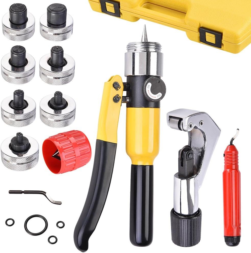 Hydraulic Tube Expander Swaging Tool Kit with Case Y3896