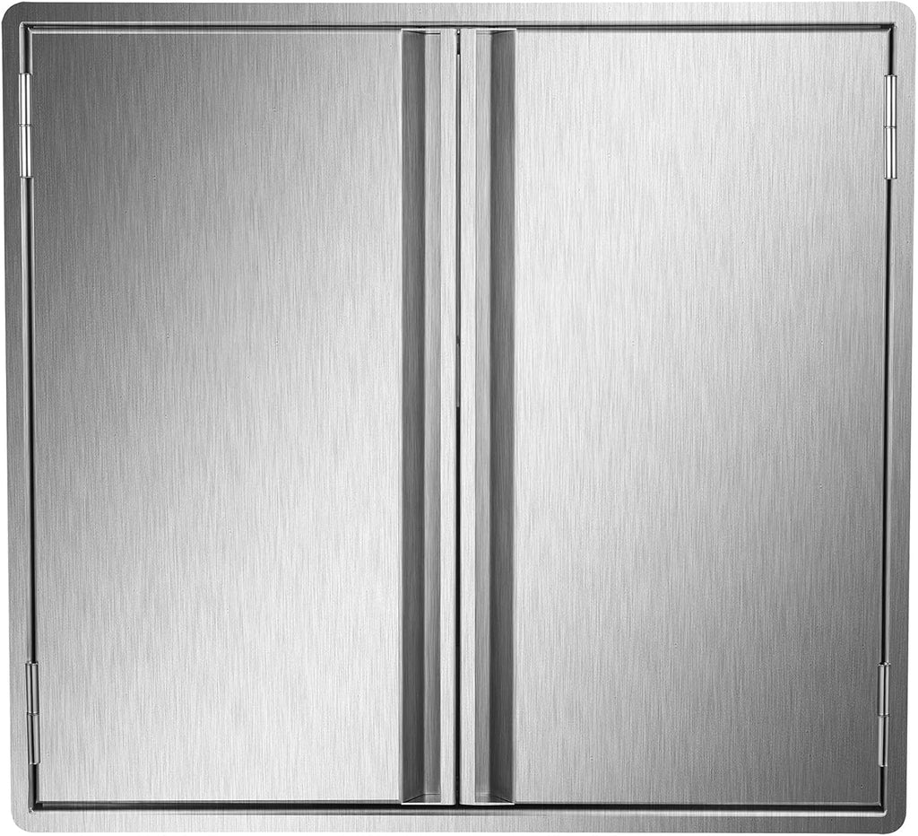 29.5W x 22H Inch Stainless Steel Outdoor Kitchen Doors N1902