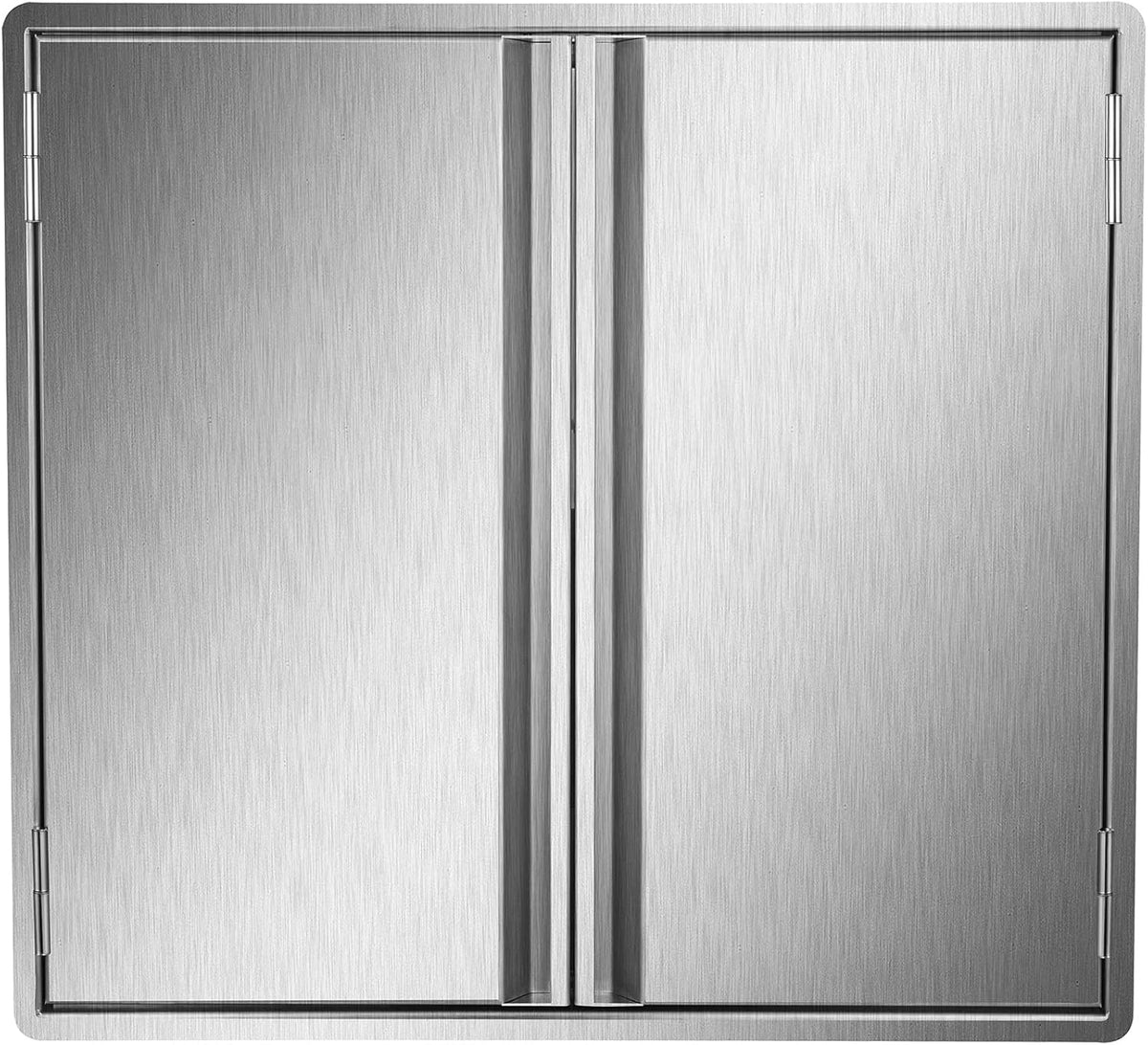 29.5W x 22H Inch Stainless Steel Outdoor Kitchen Doors N1902