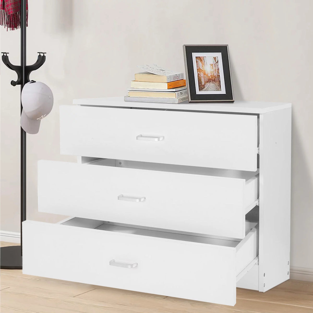 Black 4 Drawer Dresser J997843