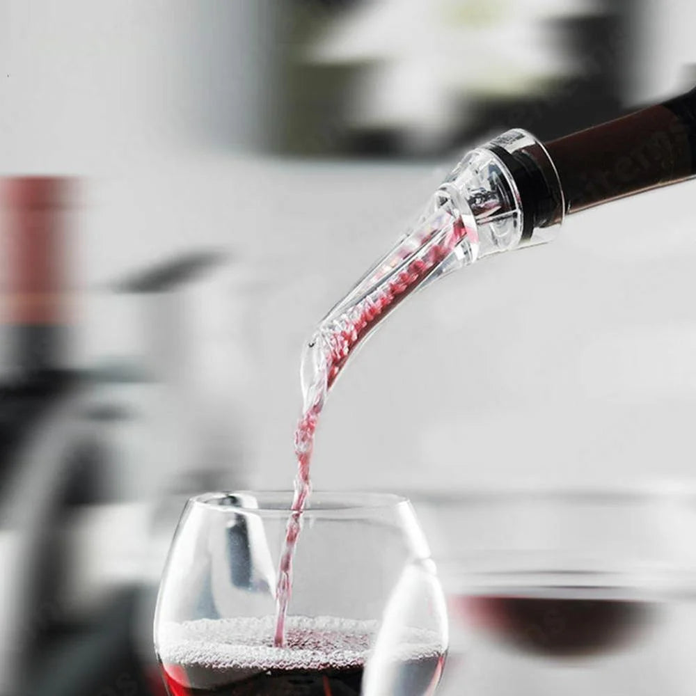 Red Wine Whiskey Aerator Decanter Pourer Set A566993
