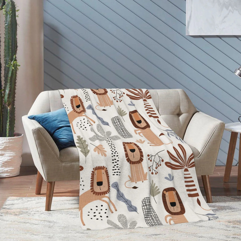 Flannel Throw Blanket 50 x 70 inches R4809