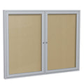 2 Door Enclosed Vinyl Bulletin Board Q620091