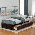 Cherry Wood Storage Bed with 3 Drawers R75052