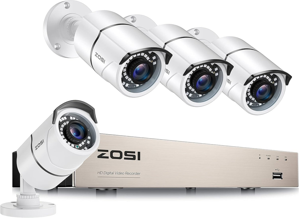 4K 16 Channel Security Camera System with 3TB Hard Drive and 12 x 5MP Cameras C549