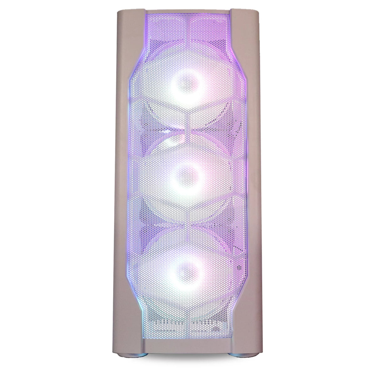Whiteout Gaming PC Desktop Computer AMD Ryzen 5 5600G 16GB DDR4 128GB SSD 1TB HDD N9470