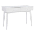White 2 Drawer Desk or Console A73161