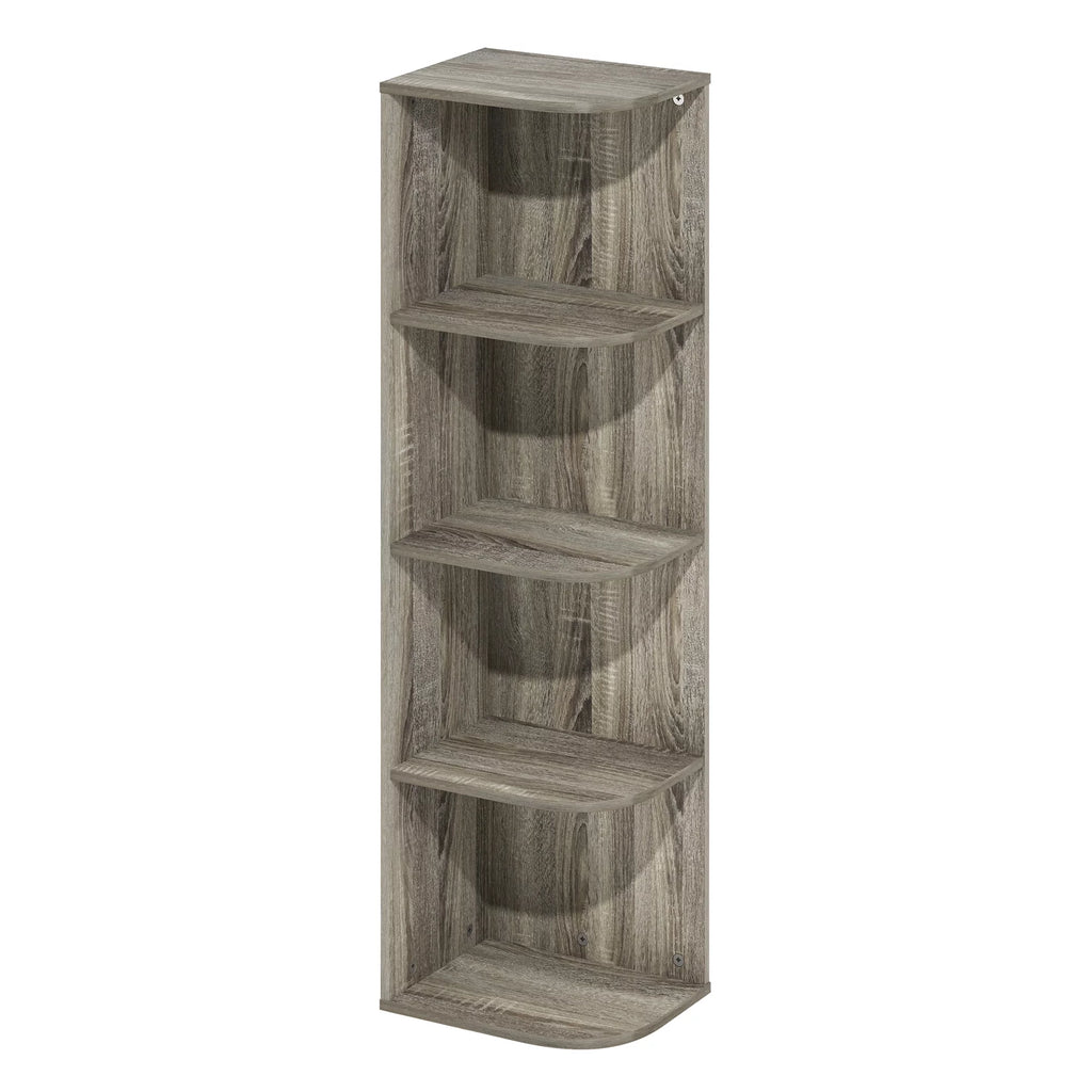 4-Tier Corner Open Shelf Bookcase D4878