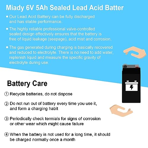 12V 7Ah Rechargeable Sealed Lead Acid Battery (2 Pack) W259398
