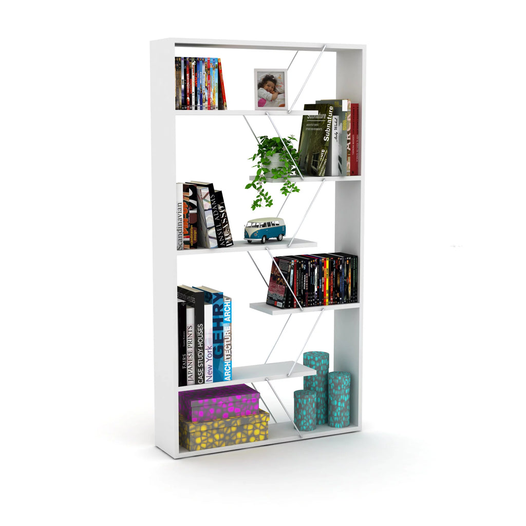 5 Tier Modern Bookshelf D733