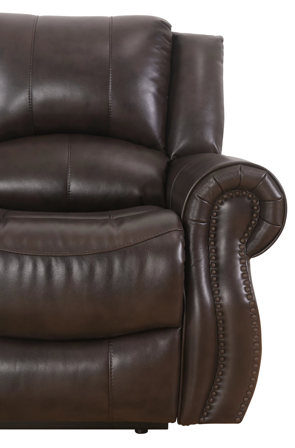 Brown Reclining Sofa X49135